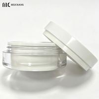 Pot de baume pour animaux de compagnie 30G 50G avec cuillère, conteneur de crème AS+PP pour soins d'animaux polyvalents