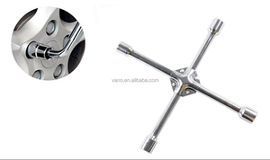 Clé à douille croisée pour pneus de voiture 17 mm/19 mm/21 mm/23 mm, outil de démontage et de remplacement de pneus universel pour moto - Product Image 5