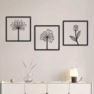 <span class=keywords><strong>D</strong></span>écoration murale de fond de salon nordique moderne <span class=keywords><strong>D</strong></span>écoration murale en métal suspendue Hôtel Maison <span class=keywords><strong>Art</strong></span> Mur en <span class=keywords><strong>fer</strong></span> <span class=keywords><strong>forgé</strong></span> Ornement - Product Image 3