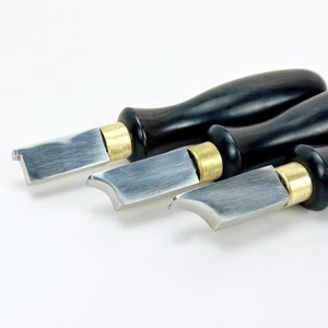 Kit d'outils de maroquinerie pour soudeur de semelles et talons, fer à souder, outil de polissage et de cirage à la cire chaude - Couteau, poinçon, aiguille à coudre - Product Image 2