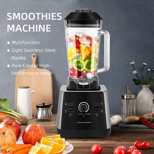 เครื่องปั่นอเนกประสงค์ขนาด 2 ลิตร สำหรับใช้ในครัวเรือน <span class=keywords><strong>บด</strong></span>ผักผลไม้ คั้นน้ำ ทำอาหาร ปั่นน้ำผลไม้ และบดน้ำแข็ง - Product Image 2