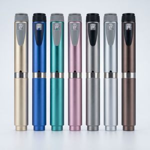 Bolígrafo Metálico Reutilizable Colorido V2 60IU, Herramienta de Maquillaje con Pantalla Digital y Diseño de Tapa Giratoria - Product Image 1