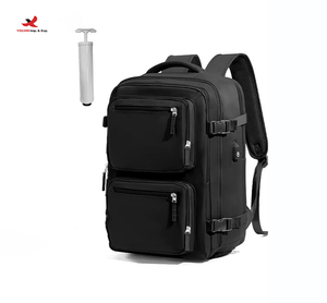 Bolsa de Viaje de Gran Capacidad, Mochila de Viaje Unisex para Portátil y Negocios con Bolsa de Compresión al Vacío, GZ RTS, Pedido Mixto al por Mayor - Product Image 1