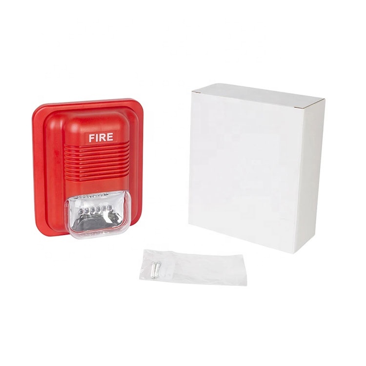 Smart Home Security 12V / 24V Emergency Fire Alarm Sounder System Electric Wire Flashing LED Strobe Light Siren · image 6