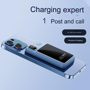 Batería Externa Inalámbrica de Polímero de Litio <span class=keywords><strong>Mini</strong></span> de 5000 <span class=keywords><strong>mAh</strong></span>, Carga Rápida de 15 W, Carga Magnética PD de 22.5 W para <span class=keywords><strong>iPhone</strong></span> 15/14/13 Pro Max - Product Image 2
