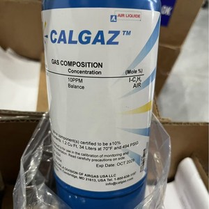 Gaz d'étalonnage Calgaz 2Al-34L 50PPM H2S Azote pour l'étalonnage des détecteurs - Product Image 3