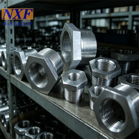 NXF UNS S20910 XM-19 OD DN6-DN1200 pression  raccord de forgeage en acier inoxydable spécial douille filetée à tête hexagonale
