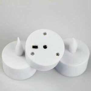 Paquet de 12 pièces télécommandées <span class=keywords><strong>Rechargeable</strong></span> scintillant sans flamme chauffe-plat <span class=keywords><strong>Led</strong></span> bougies <span class=keywords><strong>bougie</strong></span> électrique mariage église déco - Product Image 3