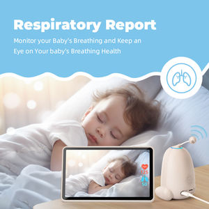 จอมอนิเตอร์อัจฉริยะขนาด7นิ้วสำหรับ<span class=keywords><strong>เด็ก</strong></span><span class=keywords><strong>ทารก</strong></span>, หน้าจอสัมผัสแสดงการเต้นของหัวใจความละเอียด1080P สำหรับกลางคืน - Product Image 4