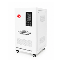 Stabilisateur de tension monophasé 20 kVA 30 kVA 50 kVA, régulateur automatique AVR, entièrement en cuivre, 220 V 50 Hz, écran LCD