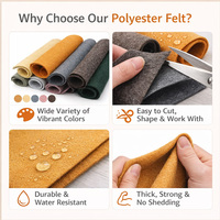 Tissu en feutre non tissé en polyester imperméable pour tapis de voiture, isolation phonique et matériau d'insonorisation