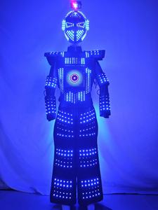 Unisex LED Show costumi luminosi stile Robot set <span class=keywords><strong>di</strong></span> moda spettacolo <span class=keywords><strong>di</strong></span> scena celebrazione <span class=keywords><strong>di</strong></span> <span class=keywords><strong>natale</strong></span> Nightclub DJ Party dance - Product Image 3
