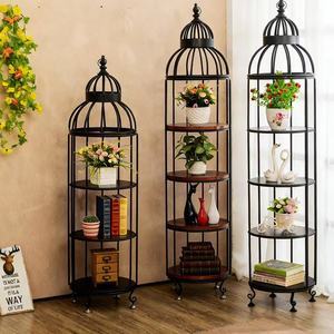 Soporte de Flores de Esquina de Alta Calidad para Interiores y Exteriores, Sala de Estar, Balcón, Salón de Belleza, Oficina, Spa, Estilo Jaula de Pájaros - Product Image 4