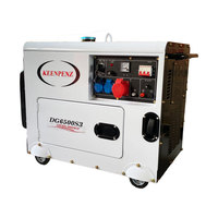 Générateur diesel portable silencieux refroidi par air 5kw 6kw 8kw, best-seller, à prix avantageux