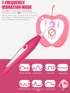 Neuer Leistungsstarker <span class=keywords><strong>7</strong></span>-Frequenz Vibrator Massagestab Geräuschloser Orgasmus Vaginaler Vibrator Klitoris-Stimulator G-Punkt-Vibrator - Product Image 4
