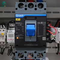 Armoire de distribution d'énergie triphasée 500A avec panneau d'entrée principal et multiprotection, pour usine industrielle et groupe électrogène
