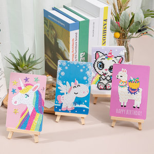 Fatto a mano Mini cartone animato gatto cristallo pittura di diamante dalla fabbrica di cina fai da te stile moderno con acrilico e materiale plastico per i bambini - Product Image 3