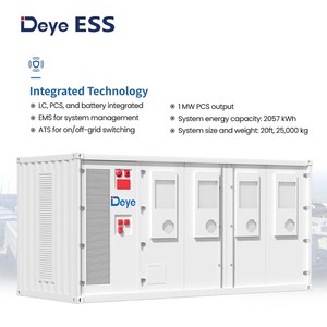 แบตเตอรี่ลิเธียม Deye ESS WS-G2000 1000kW ขนาดใหญ่ คุณภาพดีที่สุด Lifepo4 สำหรับเก็บพลังงานแสงอาทิตย์ พร้อมการรับประกัน 10 ปี - Product Image 3