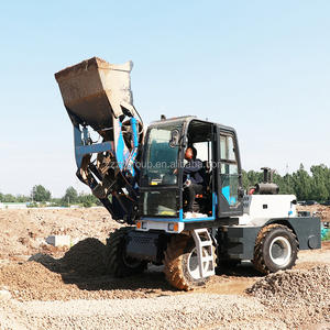 SINOMA 1 cubico automatico cemento Diesel piccolo tamburo autocaricante betoniera camion - Product Image 1