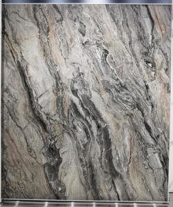 6mm gris <span class=keywords><strong>venise</strong></span> 110 ''pouces panneau de porcelaine carrelage mural 2800 pierre frittée dalle marbre haut escalier fond panneau d'armoire - Product Image 2