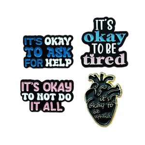 เข็มกลัด<span class=keywords><strong>คำคม</strong></span>ภาษาอังกฤษสร้างสรรค์แบบส่วนตัว, เข็มกลัดรูปหัว<span class=keywords><strong>ใจ</strong></span>การ์ตูนโลหะผสมลายหยดน้ำมัน, เข็มกลัดตกแต่งเสื้อผ้า - Product Image 5