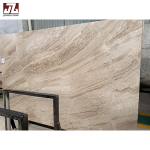 Carreaux de sol et de mur en dalle beige de style moderne, magnifiques carreaux en pierre naturelle de Venise, surface polie - Product Image 1