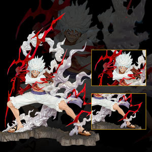 Alta calidad PVC Anime <span class=keywords><strong>Piece</strong></span> 25,<span class=keywords><strong>5</strong></span> cm modelo miniaturas <span class=keywords><strong>One</strong></span> Nika <span class=keywords><strong>Gear</strong></span> <span class=keywords><strong>5</strong></span> <span class=keywords><strong>Luffy</strong></span> <span class=keywords><strong>Figura</strong></span> figuras de acción juguetes para regalo de colección - Product Image 4