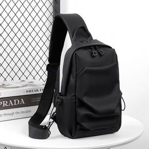 2023 borsa a tracolla a tracolla con USB e serratura codificata borsa a tracolla antifurto Fashion Cool Sling Bag Logo personalizzato impermeabile per uomo - Product Image 1