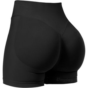 Pantaloncini da allenamento da donna 2.5 3.6 4.5 6 pollici, senza cuciture, effetto push-up, per palestra e ciclismo - Product Image 1