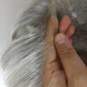 Gran Oferta, Tupé <span class=keywords><strong>de</strong></span> <span class=keywords><strong>Cabello</strong></span> Humano 100%, Tupés <span class=keywords><strong>de</strong></span> <span class=keywords><strong>Cabello</strong></span> Humano <span class=keywords><strong>Gris</strong></span>, Pelucas para <span class=keywords><strong>Hombre</strong></span>, Tupés <span class=keywords><strong>en</strong></span> Dubái, 8*10 Pulgadas - Product Image 1