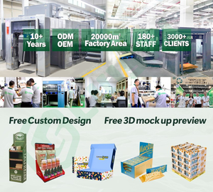 Tông sàn hiển thị truy cập giá carton <span class=keywords><strong>PDQ</strong></span> hộp hiển thị siêu thị POS <span class=keywords><strong>Pop</strong></span> giấy hiển thị các tông đứng cho bán lẻ - Product Image 2