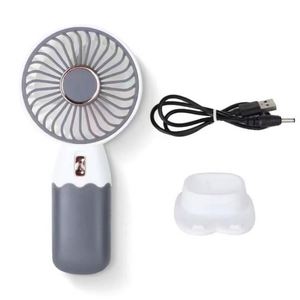 Ventilateur portable pliable en plastique de bonne qualité, rechargeable par USB, 1200 mAh, avec logo personnalisé, idéal pour la maison - Product Image 4