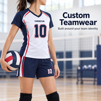 Ensemble de maillots de volley-ball personnalisés pour jeunes, multi-tailles, pour équipes familiales, uniformes d'équipe sublimés, club et école, OEM