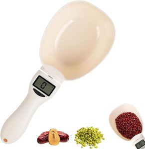Pet Food Scale LCD Electronic Weighing Tool Dog Cat Feeding Food <b>Measuring</b> <b>Spoon</b> Digital Display Kitchen Scale - Product Image 1