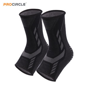 AS-H2114 बास्केटबॉल वॉलीबॉल खेल लोचदार बुना हुआ टखने का ब्रेस, सुरक्षात्मक संपीड़न समर्थन के साथ हरे टखने के ब्रेस - Product Image 6