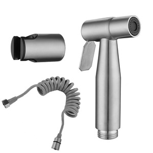 SUS 304 Stainless Steel Handheld Toilet Bidet Pressurized Flushing Faucet for Bathroom <strong>Hand</strong> Sprayer <strong>Shower</strong> <strong>Head</strong> Set - Product Image 5