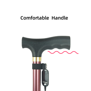 ไม้เท้าพับได้อุปกรณ์ฟื้นฟูสมรรถภาพทางการแพทย์ไม้เท้าสำหรับผู้สูงอายุผลิตภัณฑ์ดูแลผู้สูงอายุไม้เท้าพับได้หรูหรา - Product Image 3