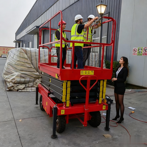 Plateforme de travail électrique, machine de levage, 11m, 13m, 15m, nacelle télescopique, nouveau palan de construction avec certificats CE ISO - Product Image 4