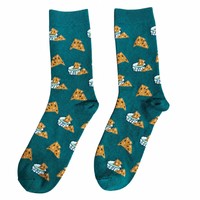 Chaussettes mi-mollet respirantes à motif de dessin animé pour l'hiver, usage quotidien, en nylon