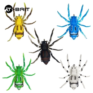 5cm 6.5g Bionics Soft Spider Design <span class=keywords><strong>Leurre</strong></span> <span class=keywords><strong>araignée</strong></span> pour <span class=keywords><strong>leurre</strong></span> de pêche Perle intégrée avec crochet - Product Image 1