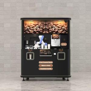 เครื่องชงกาแฟอัตโนมัติเต็มรูปแบบ หุ่นยนต์บาริสต้า <span class=keywords><strong>ชง</strong></span>ลาเต้อาร์ตได้หลากหลาย พร้อมจำหน่ายชา นม และกาแฟหลากหลายรสชาติ - Product Image 6