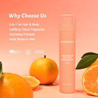 OEM ODM Fabriek Natuurlijke Veganistische Citrus Fruitgeur Biologische Hydraterende Glansgevende Haar- & Lichaamsverzorging Mist Spray