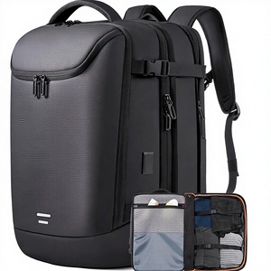 Sac à dos professionnel extensible 50L approuvé pour le transport aérien, avec port de chargement USB, fermeture éclair résistante à l'eau, pour <span class=keywords><strong>voyages</strong></span> unisexes - Product Image 1