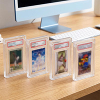 Étui de présentation transparent en acrylique épais de 8 mm pour cartes gradées PAS et CGG standard