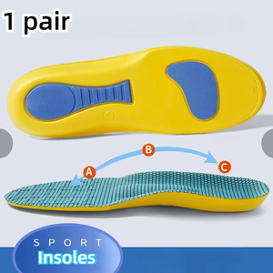 Sports Insole Soft Sole Shock Absorption Mens Deodorant Sweat Absorbing Insole Flat Arch Full <b>Pad</b> Heel <b>Pad</b>-<b>Smart</b> Home - Product Image 5