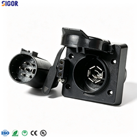 Kit de câblage de remorque 7 voies avec connecteur plat 4 broches pour Ford, GM, SUV, camion et remorque