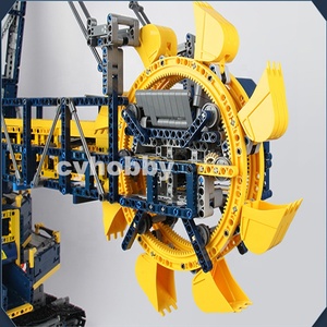 CY70616025 pour High-Tech APP RC Motorisé Godet Roue Pelle Modèle 40pcs ABS Plastique Blocs de Construction Bricolage Jouets Moderne - Product Image 4