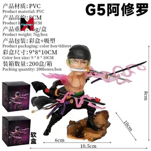 Una pieza Roronoa Zoro Ashura tres espadas estilo G5 figura de acción estatua escena de batalla modelo Anime Decoración - Product Image 4