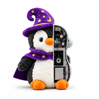 Peluche intelligente pingouin, poupée interactive, compagnon IA, compagnon émotionnel, compagnon pour animaux de compagnie, cadeau pour enfants, compagnon pour la maison