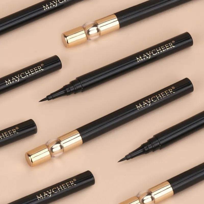 MAYCHEER Wholesale Waterproof Black Eye Liner Private Label Accepted OEM Long Lasting Sexy Liquid Pencil Eyeliner